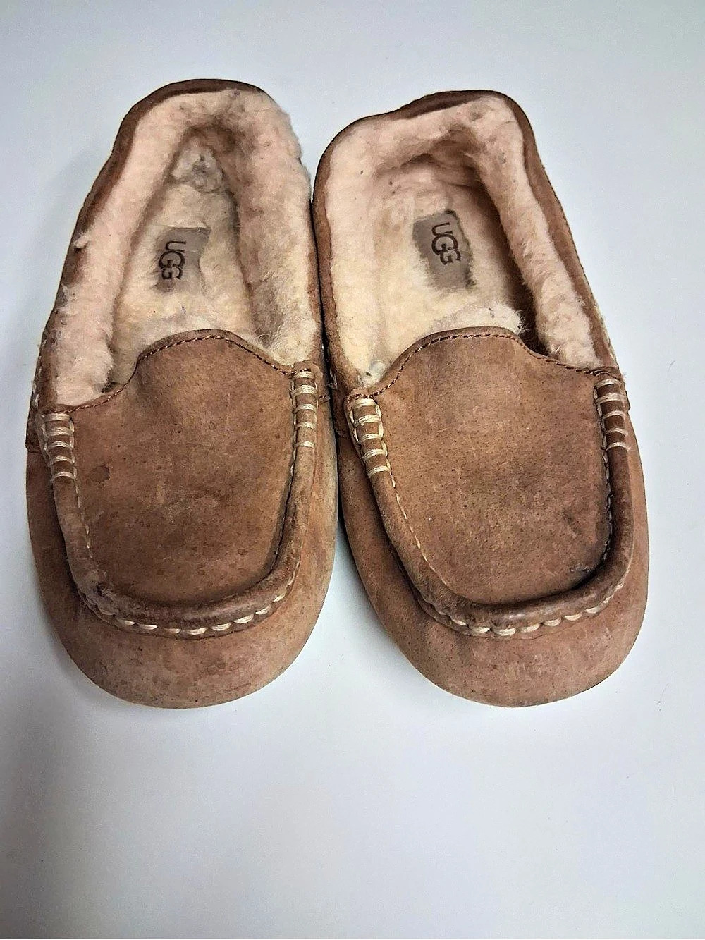 UGG Ansley Slipper Brown Shearling Moccasins